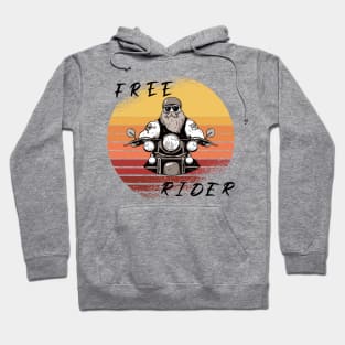 Vintage Sunset Free Rider Hoodie